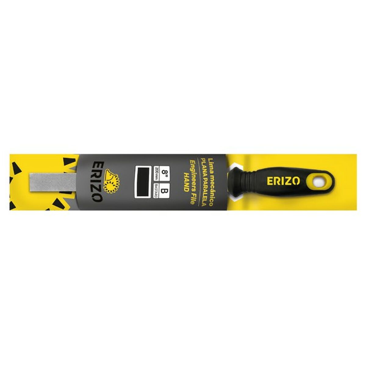 Lima Plana ERIZO 8" Paralela Entrefina