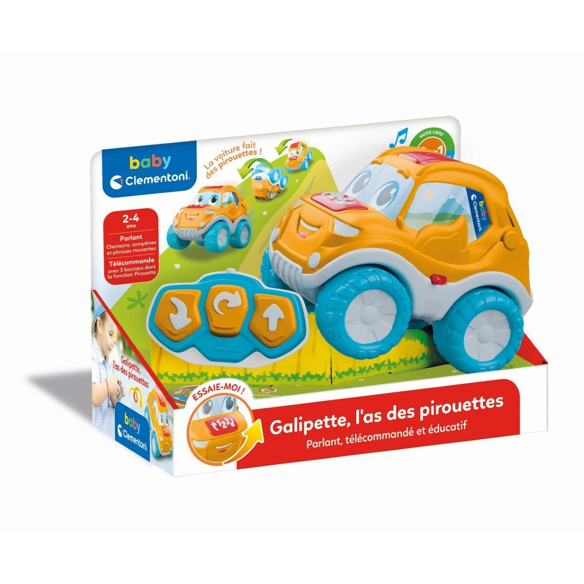 Coche Radio Control Clementoni Galipette