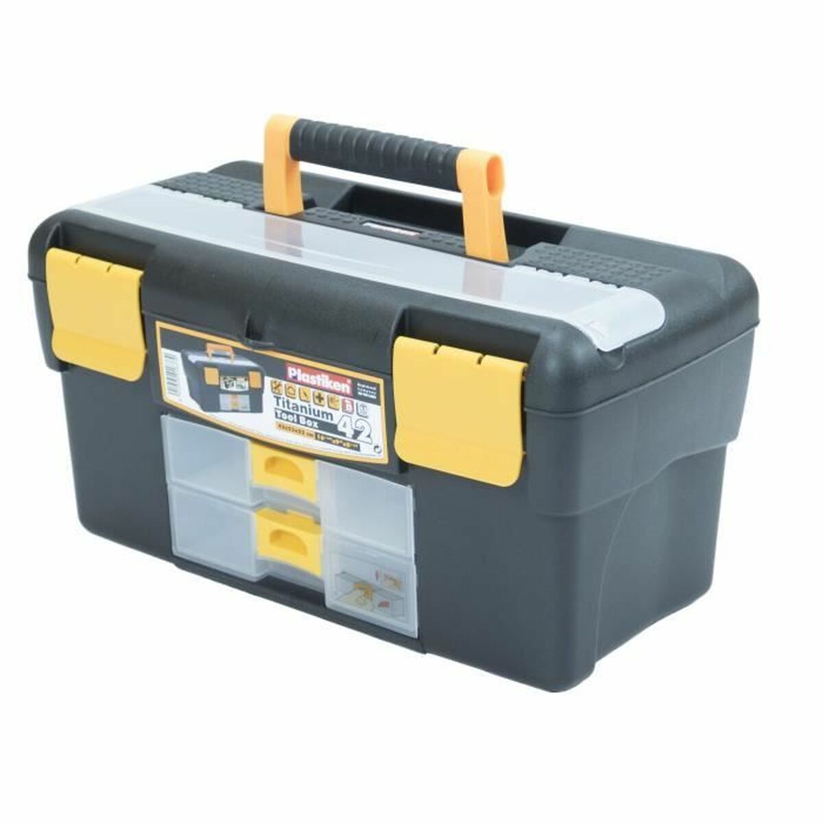 Caja de Herramientas Plastiken Titanium 81042 Plástico 42 x 23 x 22 cm
