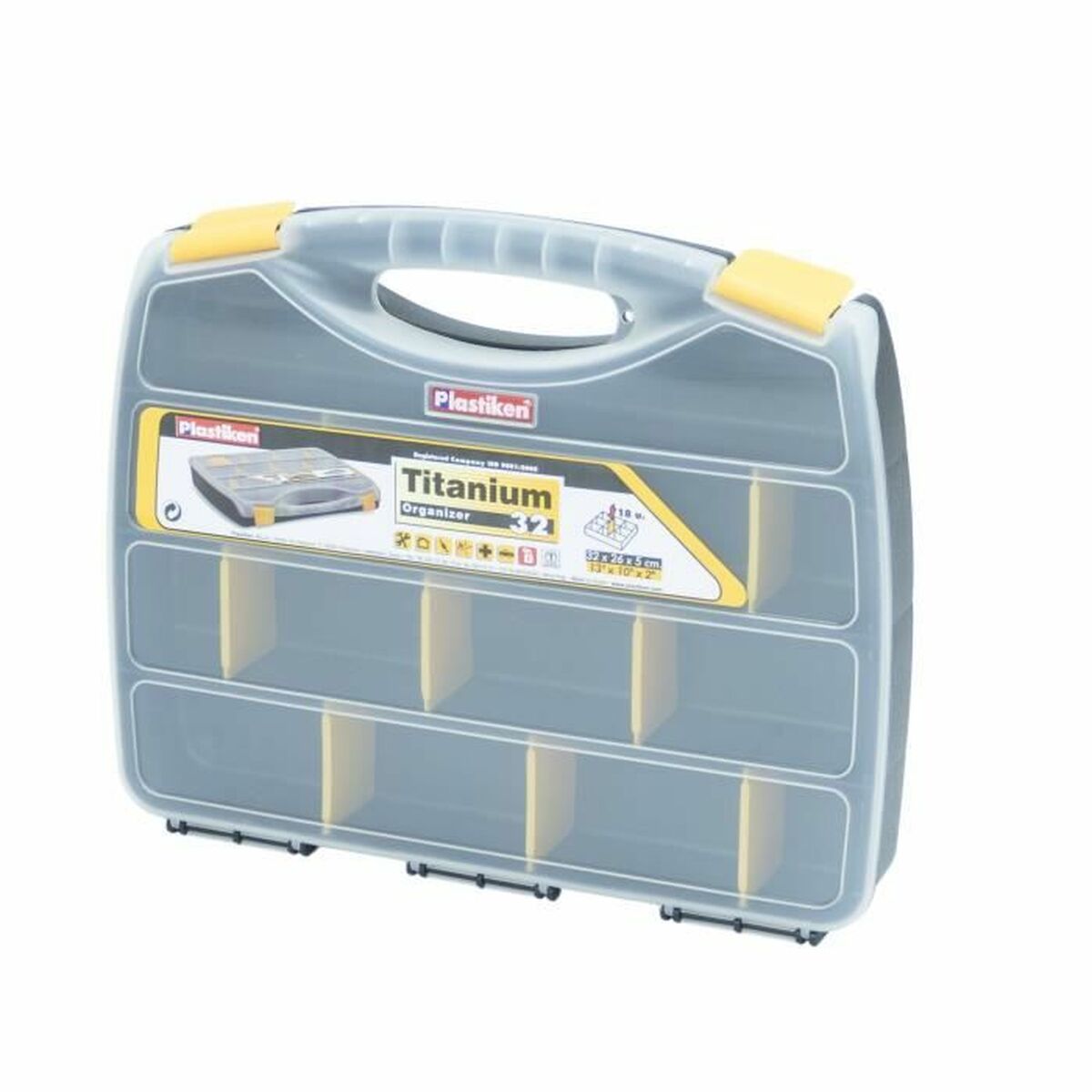 Organizador de Herramientas Plastiken Titanium 80032 Plástico 32 x 26 x 5 cm