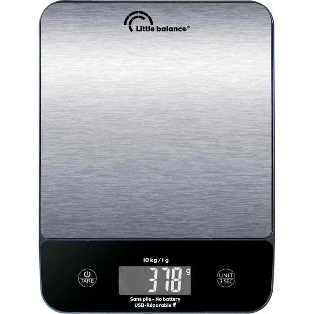 Báscula de Cocina Little Balance 10 kg Plateado 23,8 x 17,3 cm