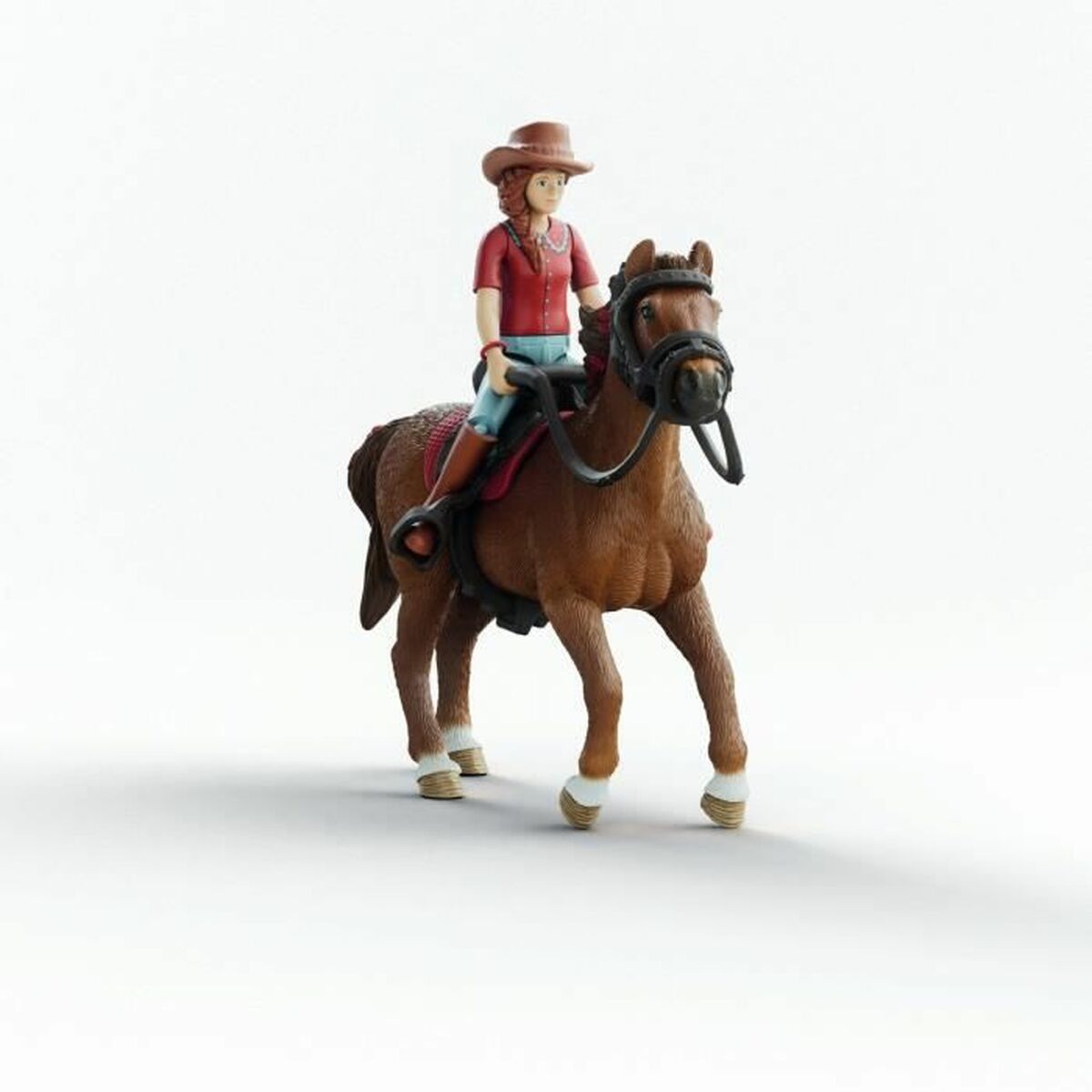 Figura de Acción Schleich Horse Club 42711 Hannah & Cayenne 8 x 15 x 18 cm 21 x 10 x 19 cm
