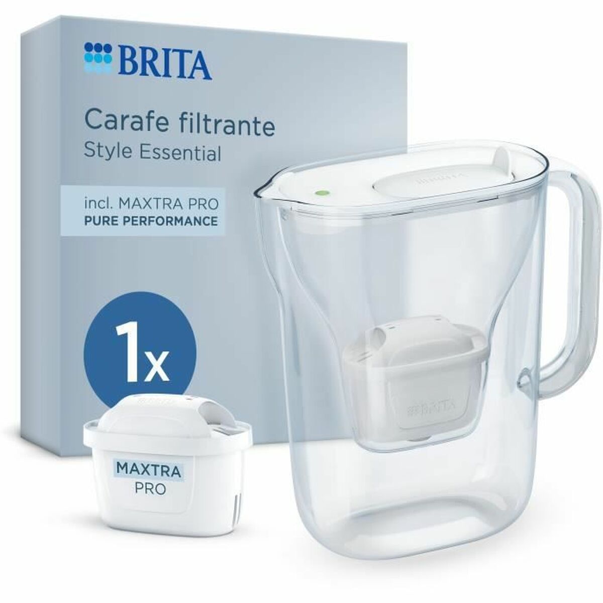 Jarra Filtrante Brita Style Essential Blanco Transparente 2,4 L