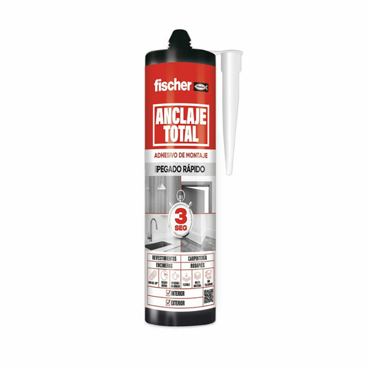 Anclaje Rápido Fischer Blanco 290 ml Pasta