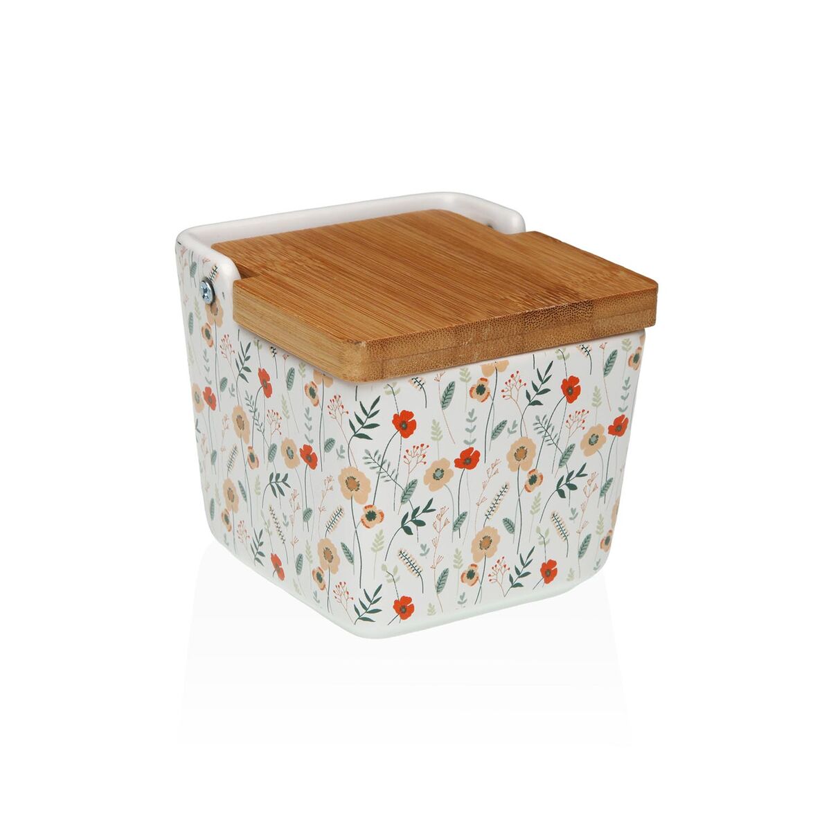 Salero con Tapa Versa Verdi Cerámica 8,8 x 8,5 x 8,8 cm