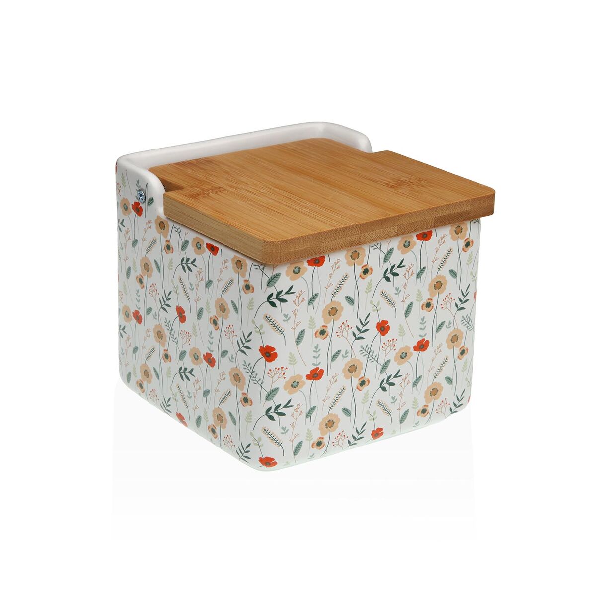 Salero con Tapa Versa Verdi Cerámica 12,2 x 11,5 x 12,2 cm