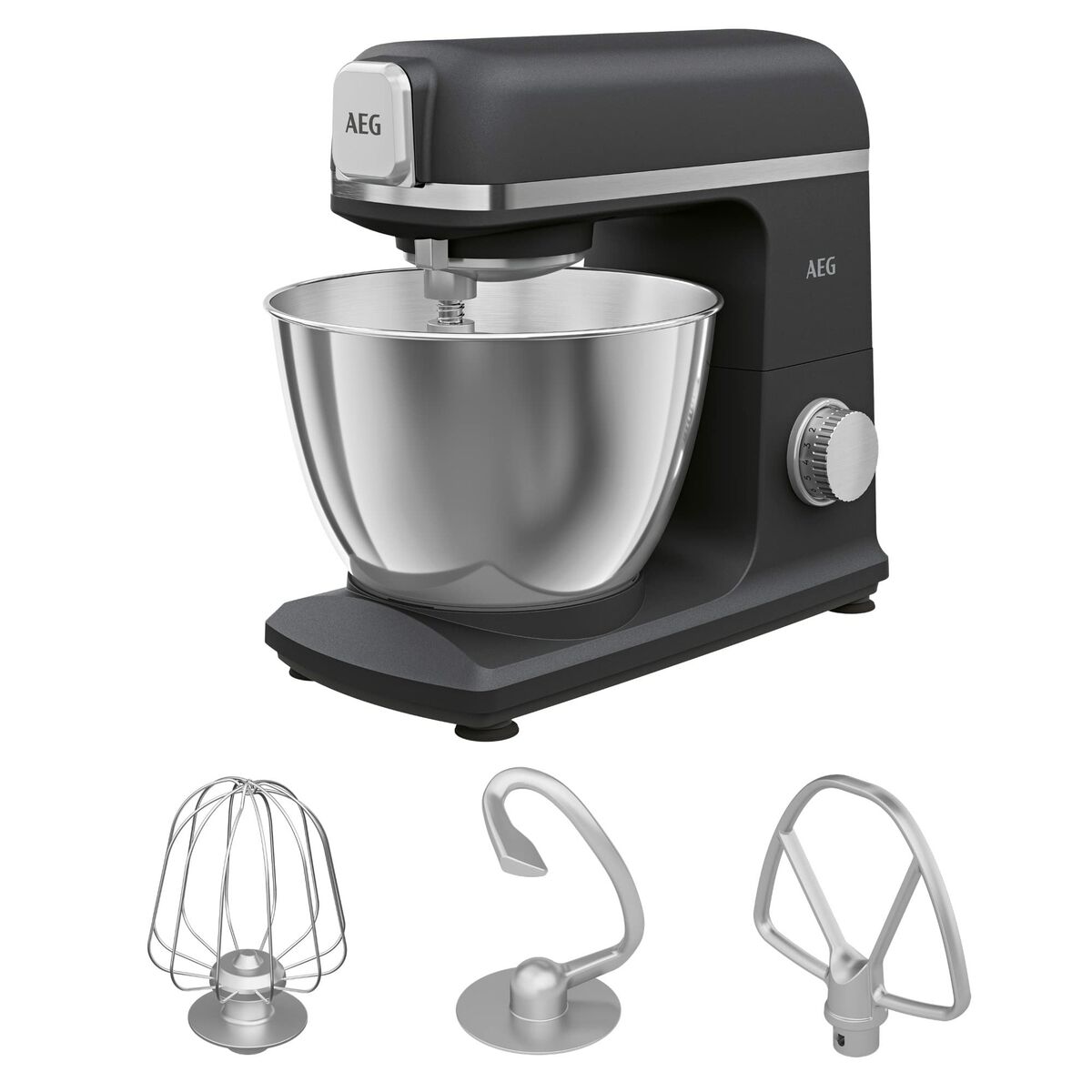 Robot de Cocina AEG KM5-1-4BPT Negro 5 L