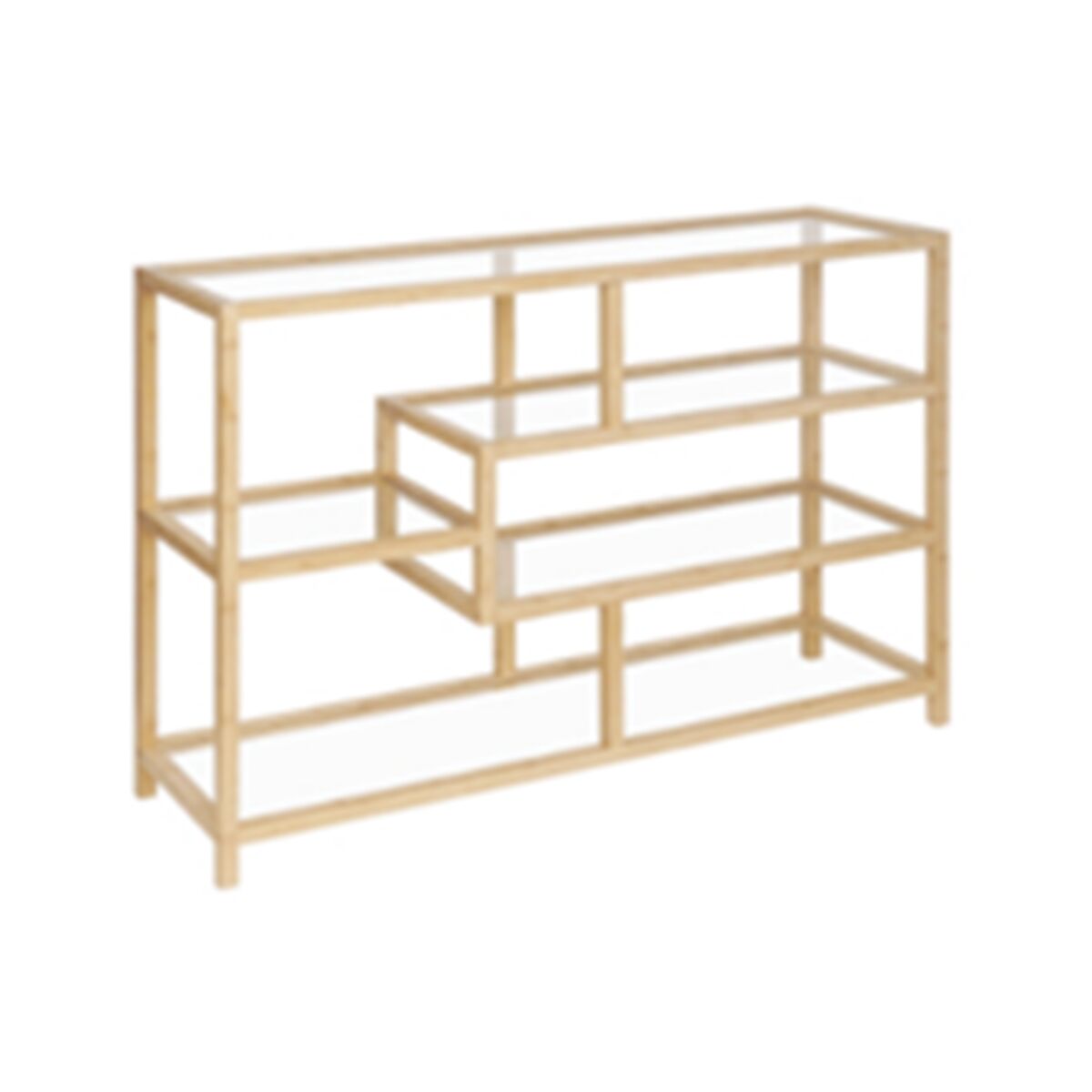 Estantería Versa Bambú Cristal 34 X 79 X 114 CM