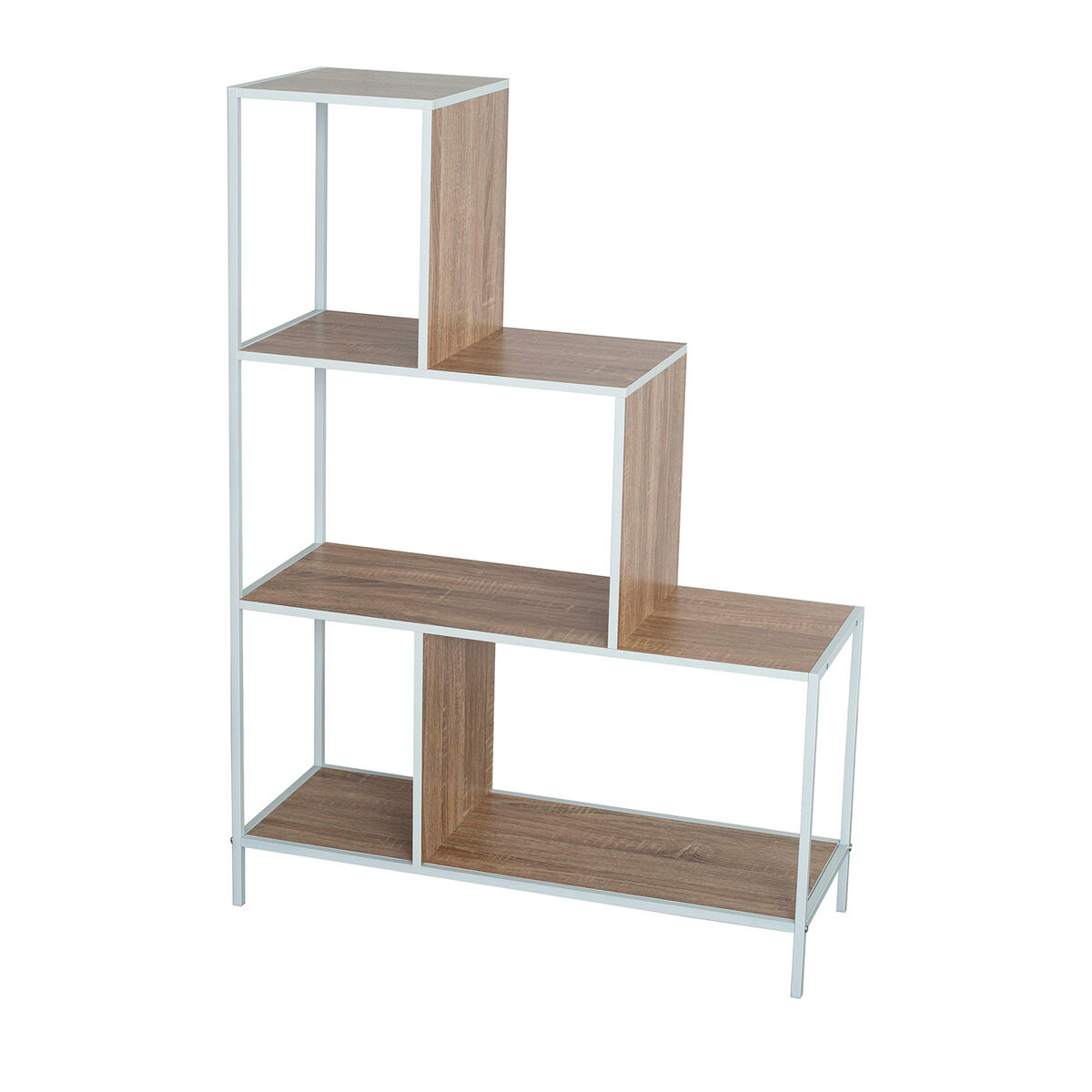 Estantería Versa Blanco PVC Metal Madera MDF 30 x 112,4 x 80 cm