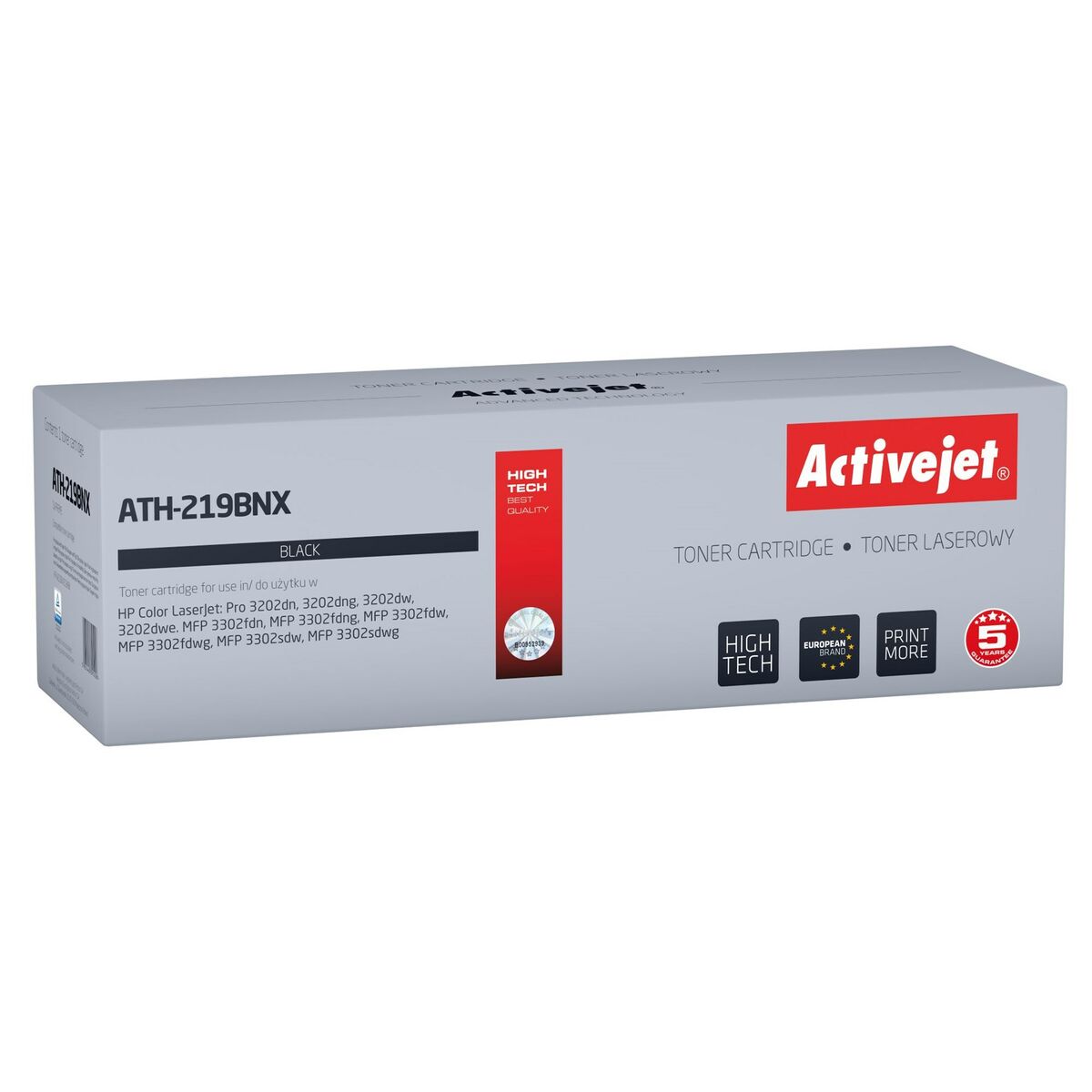 Tóner Compatible Activejet ATH-219BNX Negro