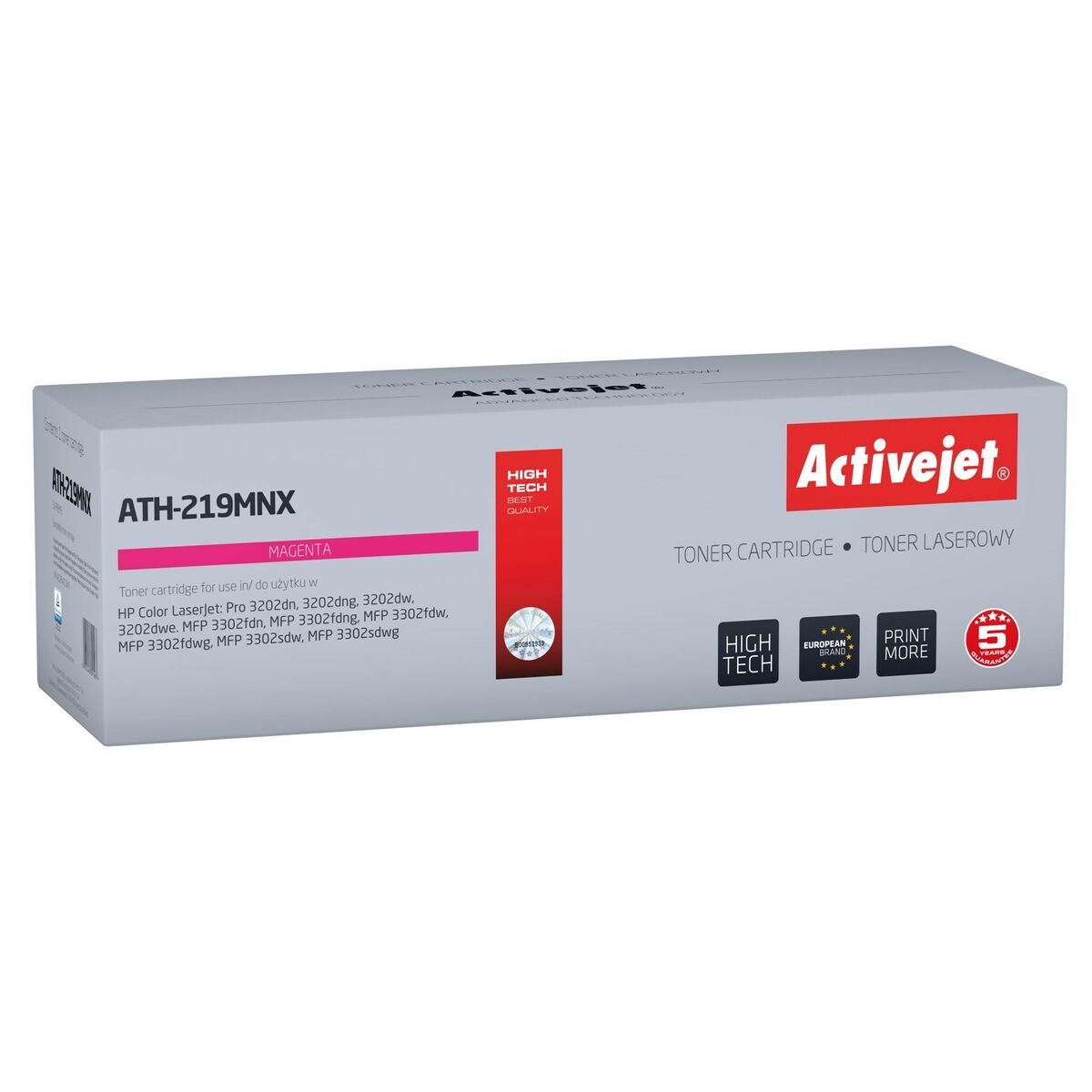 Tóner Compatible Activejet ATH-219MNX Magenta