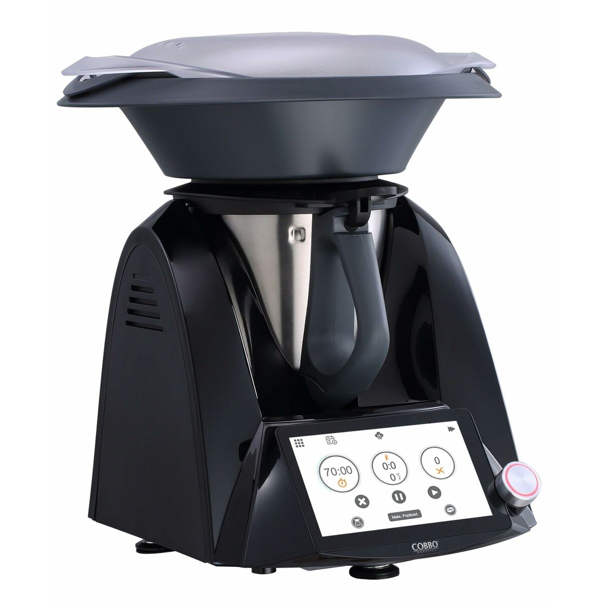 Robot de Cocina Cobbo TC-7B Negro Plateado 1500 W 2 L