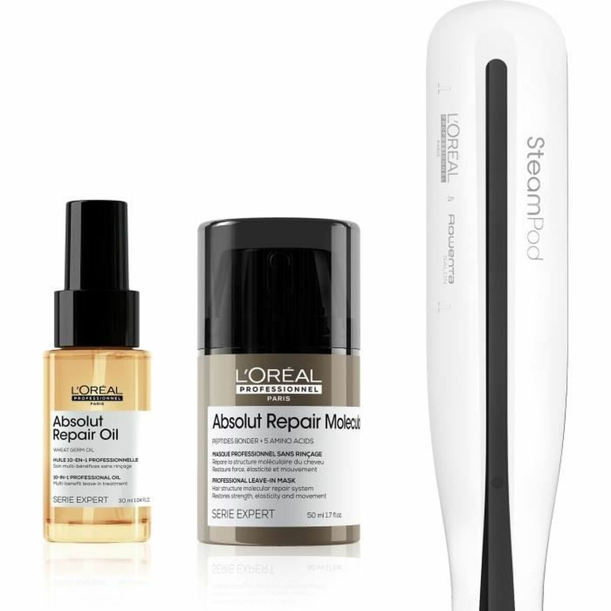 Plancha de Pelo Cerámica con Vapor L'Oreal Professionnel Paris Steampod 3