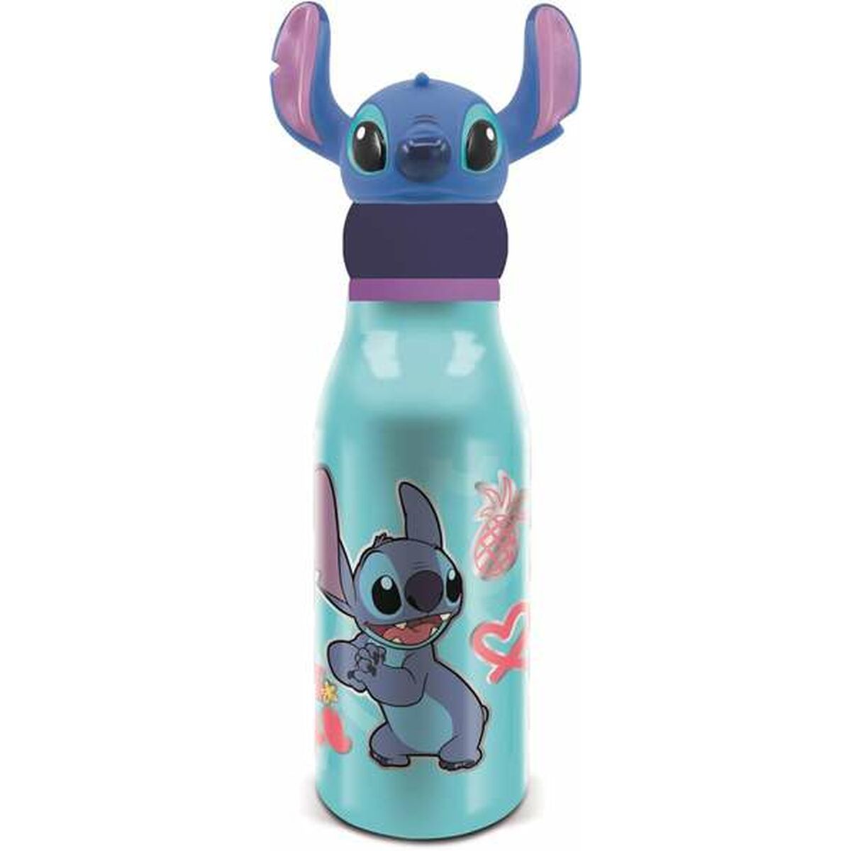 Botella de Agua Stitch Aluminio 690 ml