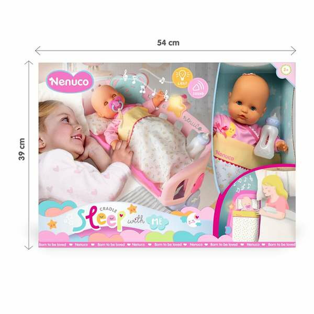Muñeca bebé Famosa Sleep 35 cm