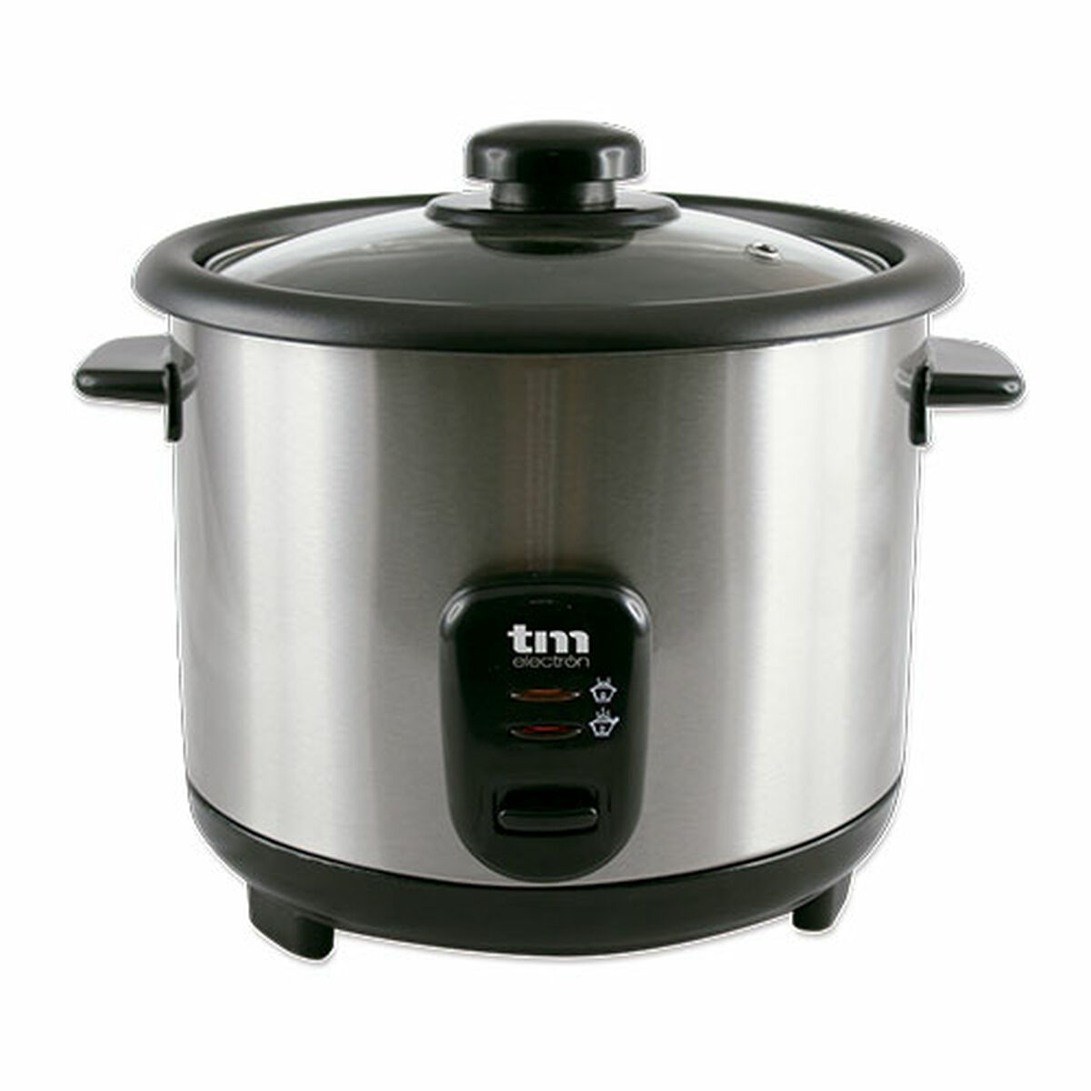 TM Electron Arrocera 1,5L 500W Acero Inoxidable Antiadherente con Apagado Automático