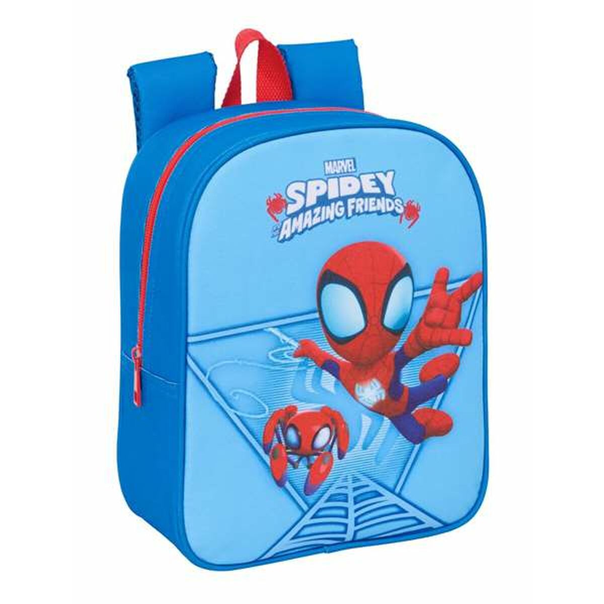 Mochila Escolar Spidey Azul 22 x 27 x 10 cm