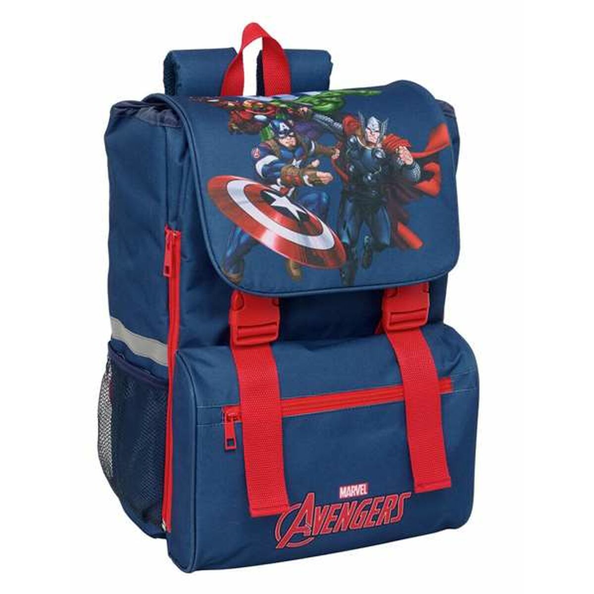 Mochila Escolar The Avengers Azul marino 18,5 x 41 x 15 cm