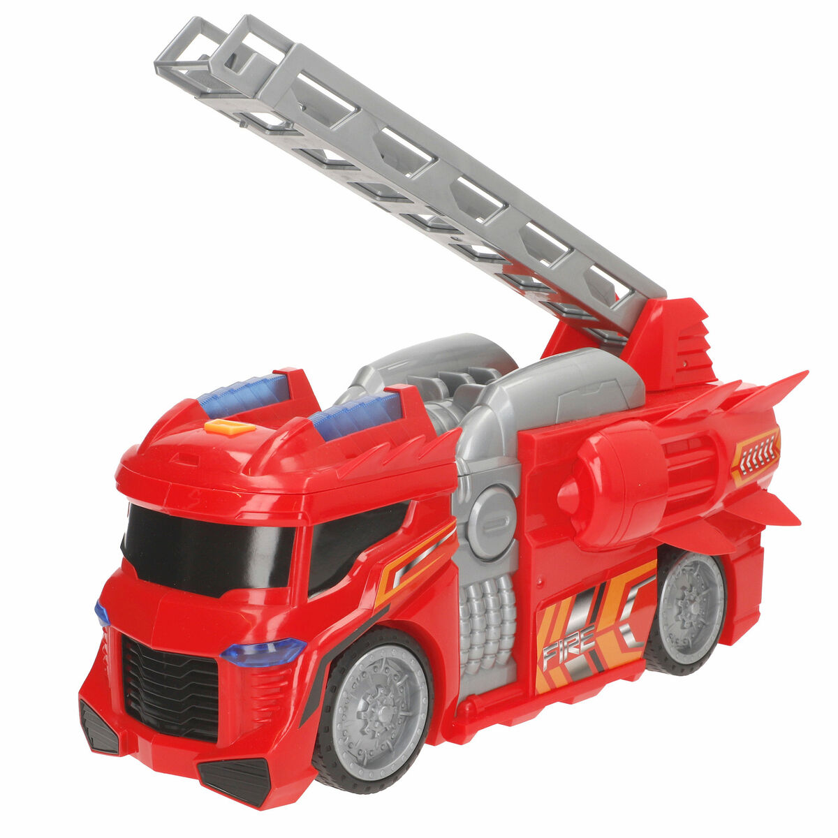 Camión de Bomberos Teamsterz Rojo Gris 30 x 16 x 13 cm (4 Unidades)
