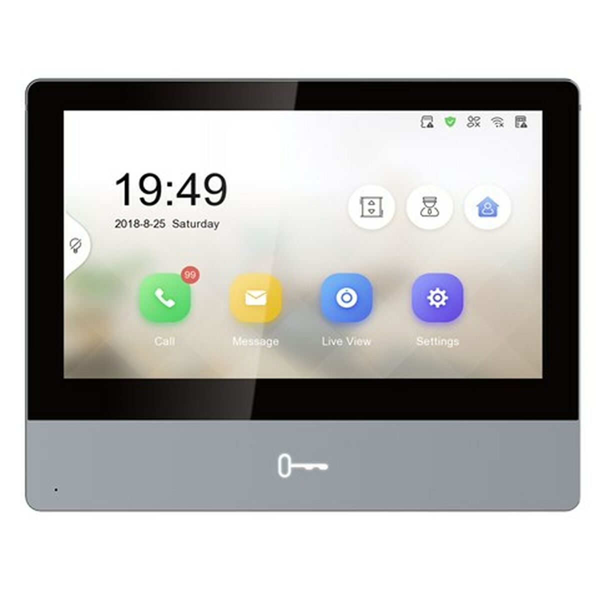 Videoportero Inteligente Hikvision DS-KH8350-TE1 Negro Gris
