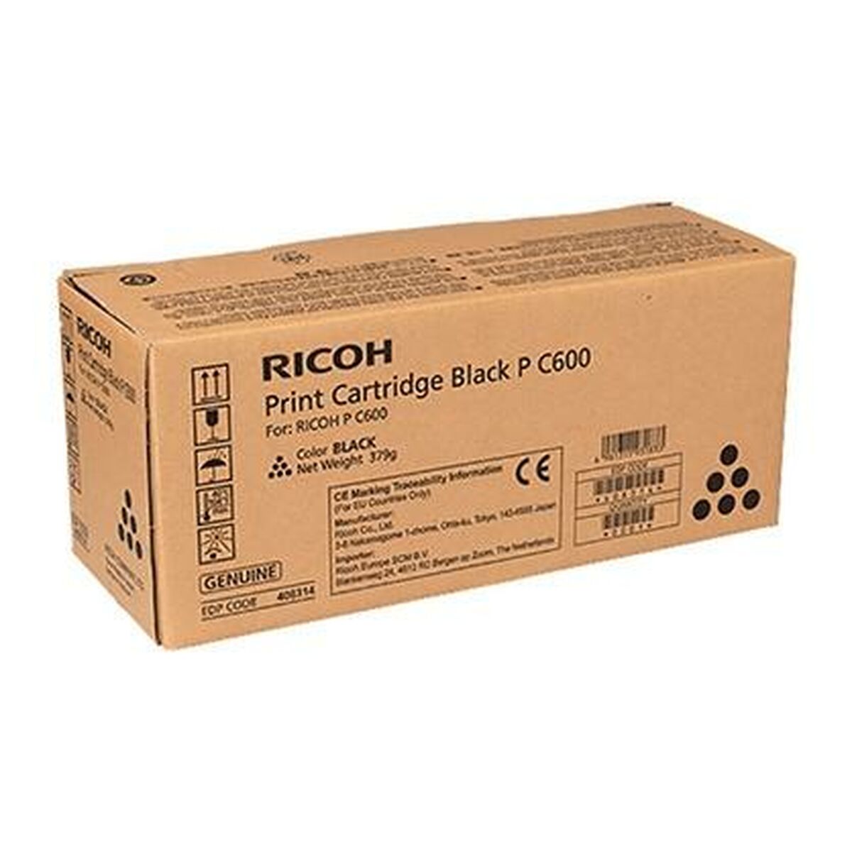 Tóner Ricoh 408314 Negro