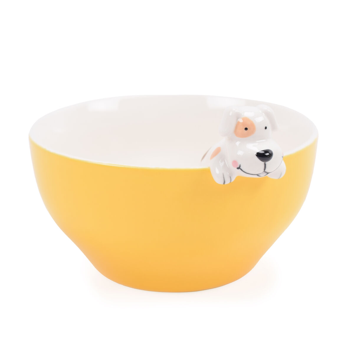 Cuenco Versa Amarillo Porcelana 16 X 9,7 X 14 CM Perro