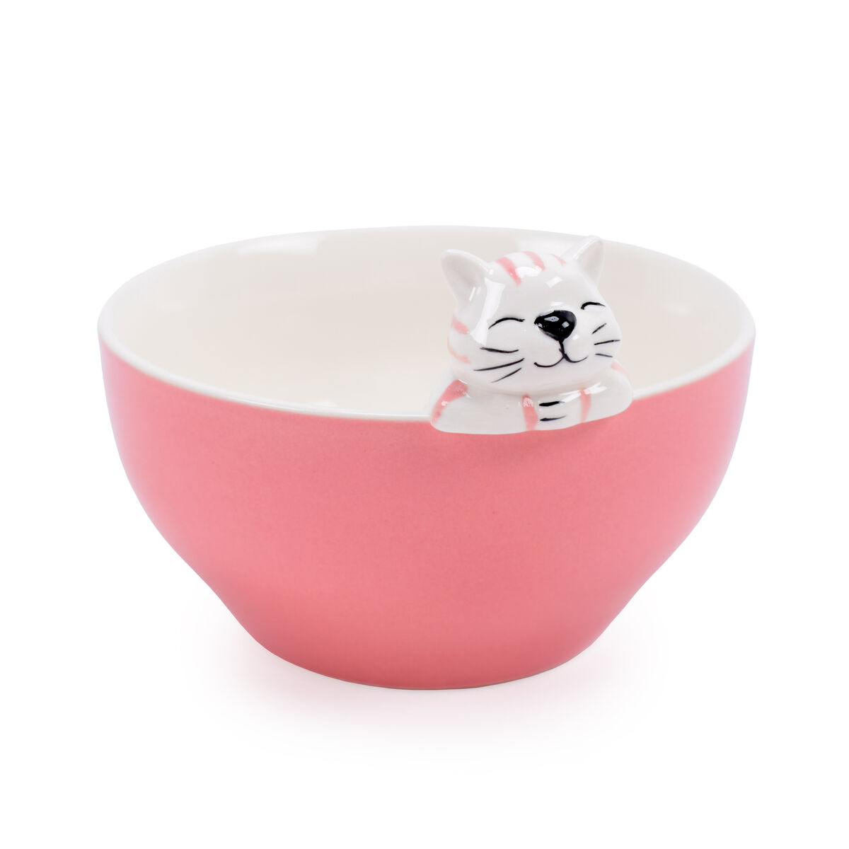 Cuenco Versa Rosa Porcelana 15,3 X 10,3 X 14 CM Gato
