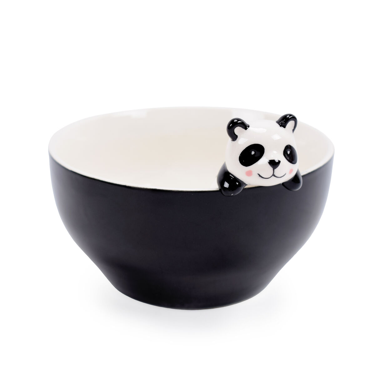 Cuenco Versa Negro Porcelana 15,8 X 10,1 X 14 CM Oso Panda
