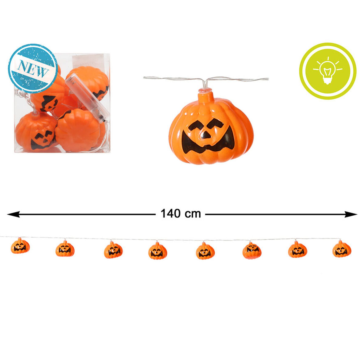 Decoración para Halloween 135 cm Guirnalda