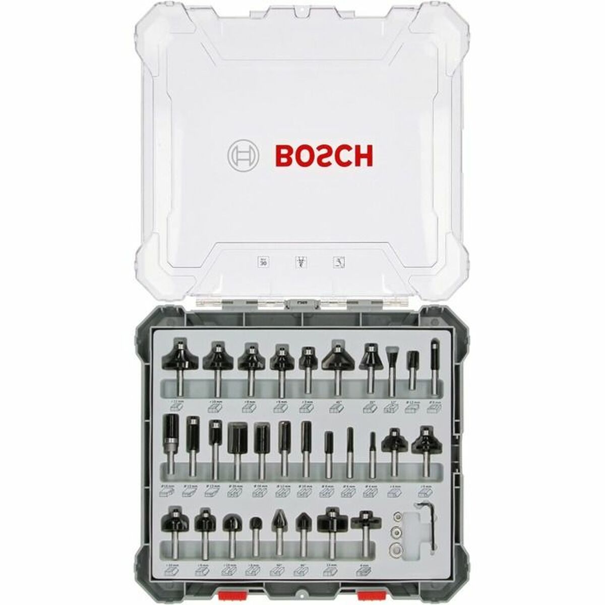 Set de fresas multiuso BOSCH 30 piezas