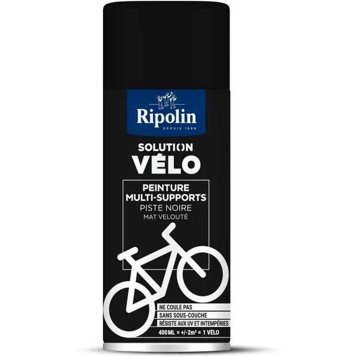 Pintura de Imprimación Ripolin Negro Mate 500 ml