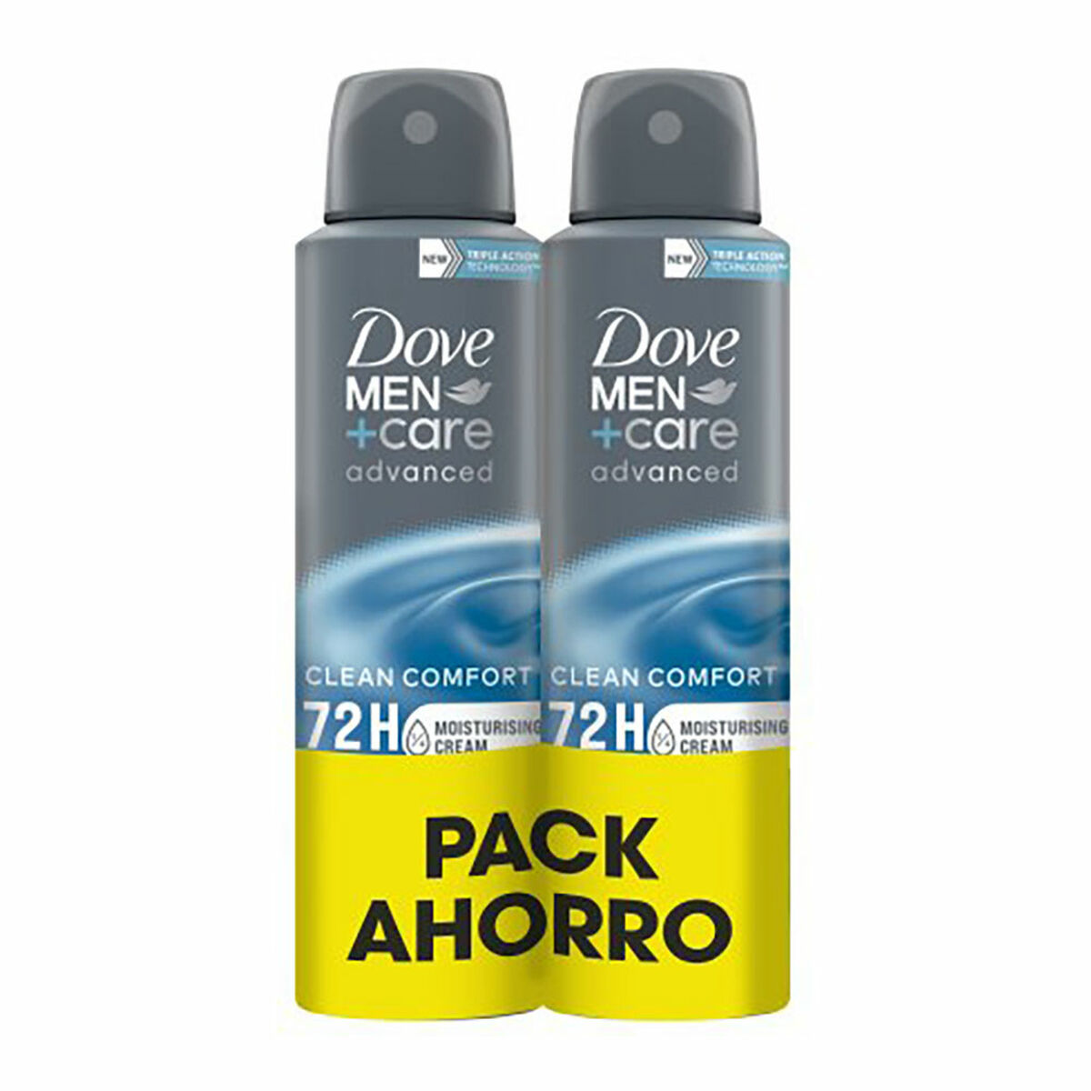 Desodorante en Spray Dove men clean confort 150 ml Fresco Hombre 2 Piezas (2 Unidades)