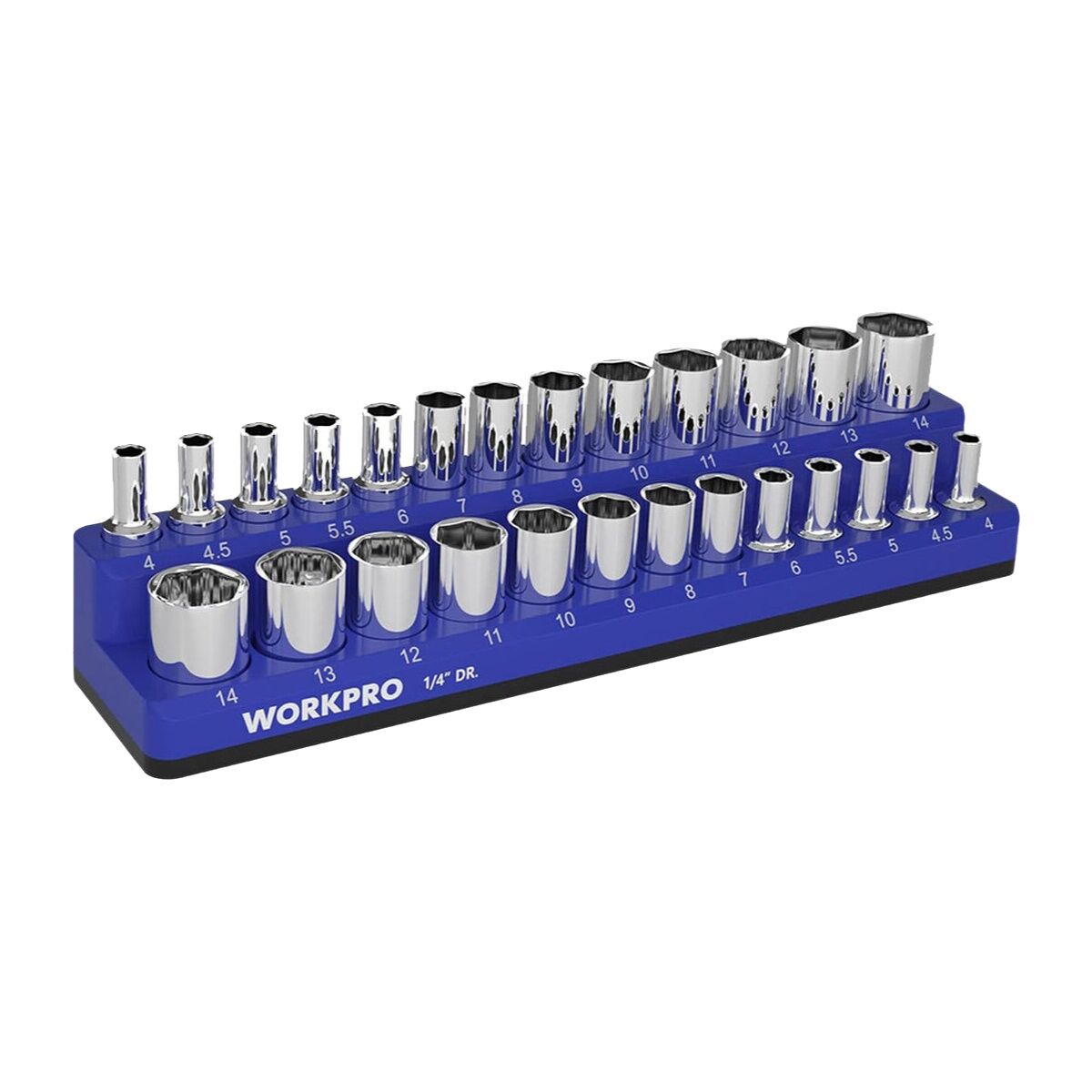Organizador de Herramientas Workpro 23,5 x 5,4 x 3,5 cm Metal