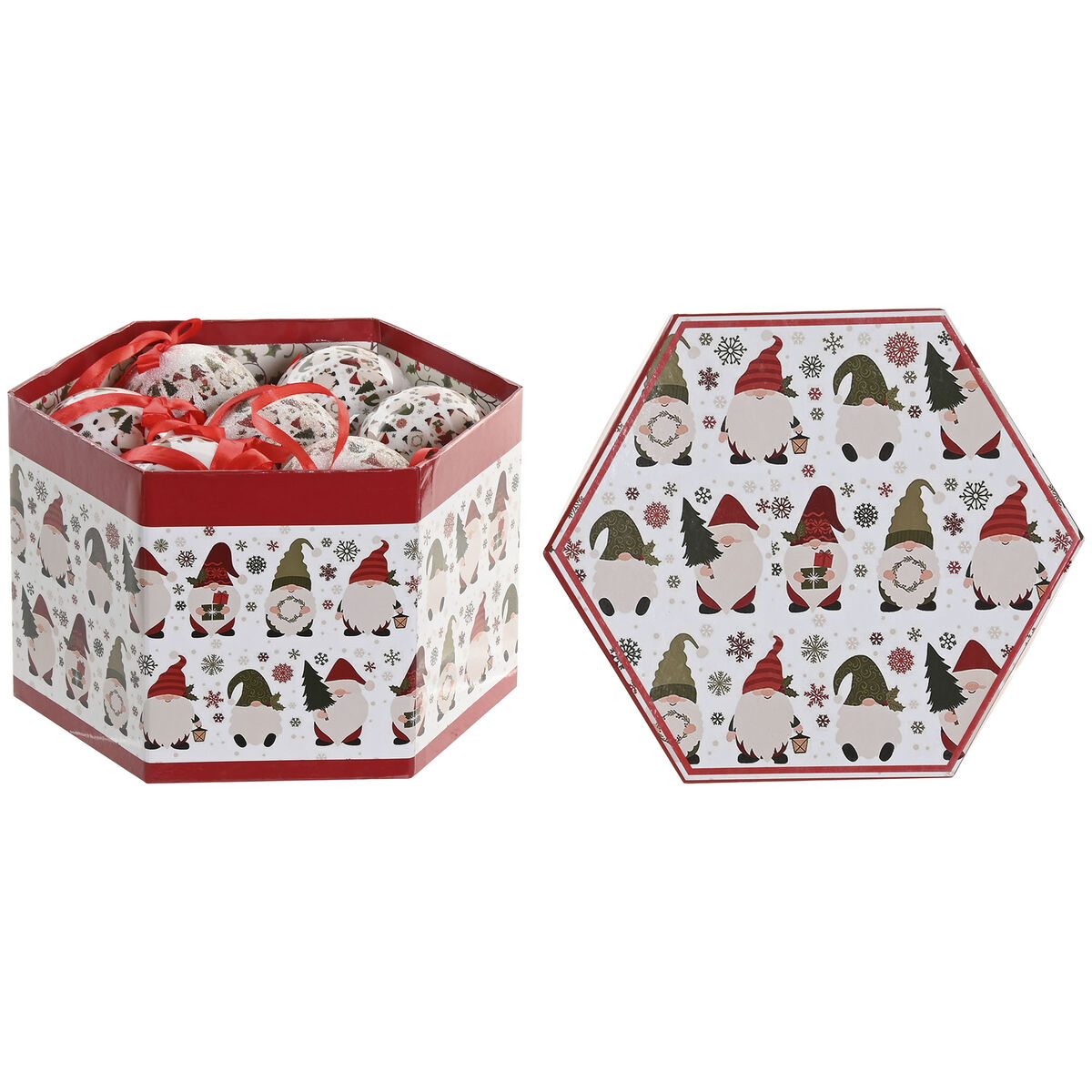 Bolas de Navidad Home ESPRIT Multicolor PVC (14 Piezas)