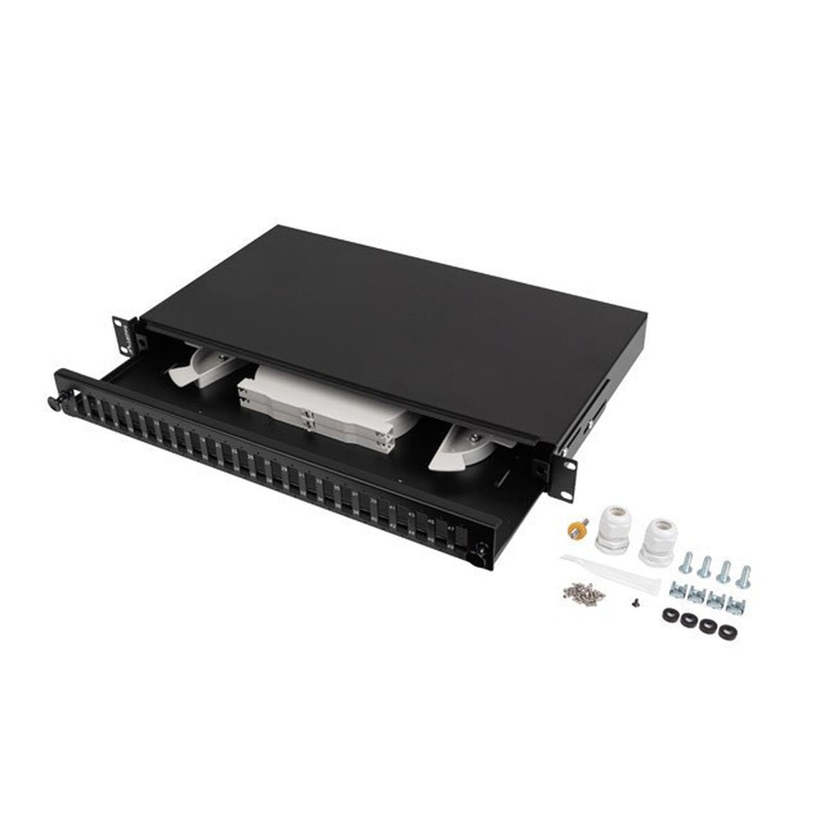 Patch Panel 24 Puertos UTP Categoría 6 Lanberg FOP1-24SD-LQB