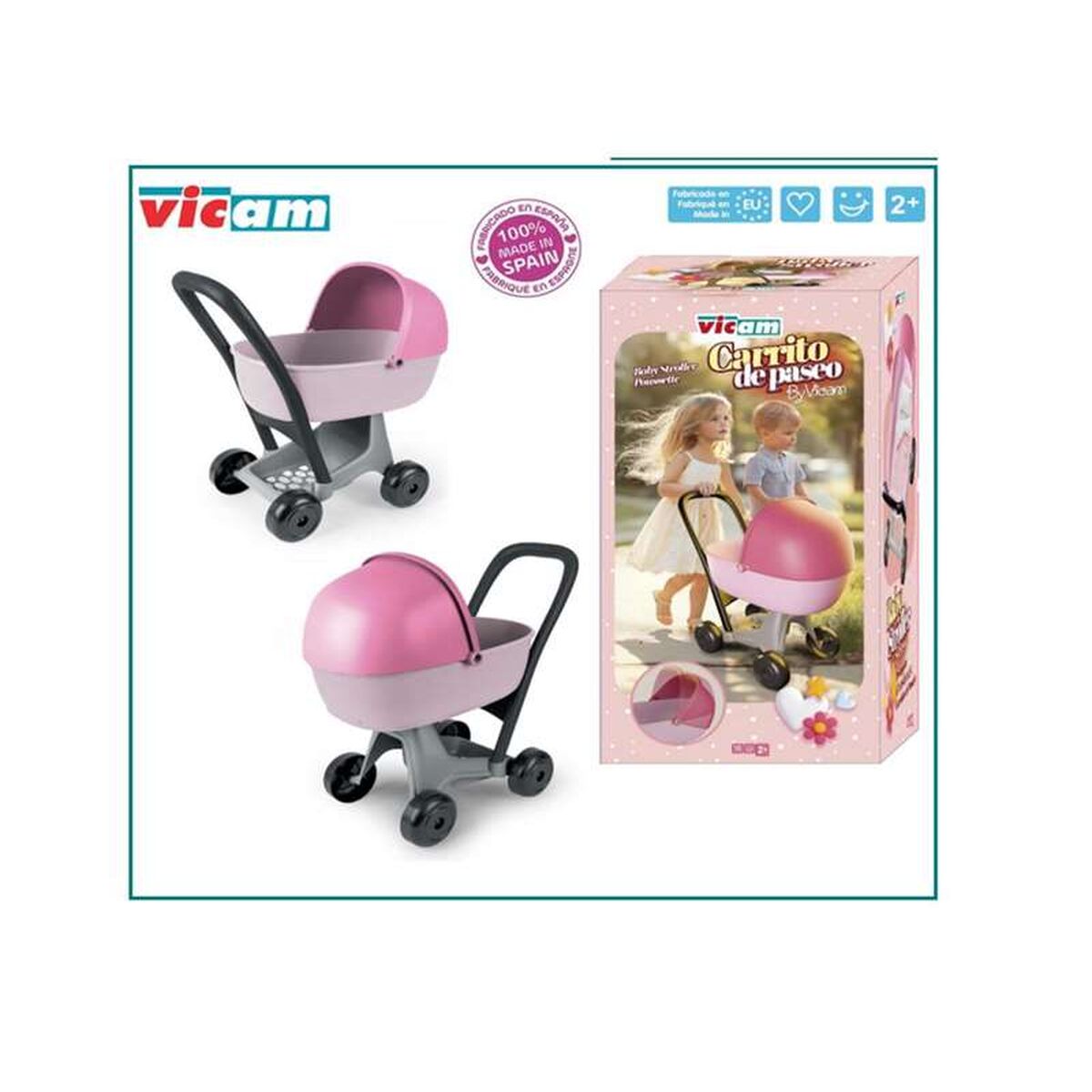 Carrito para Muñecas 56 X 24 X 30 CM