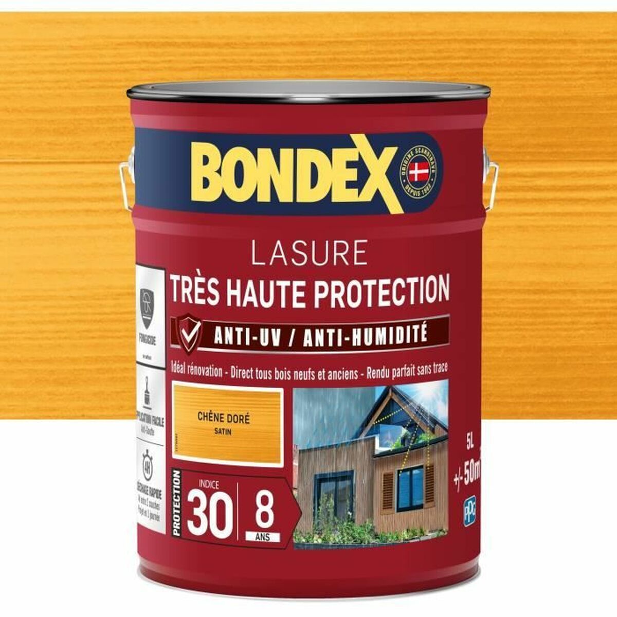 Pintura de Imprimación Bondex Marrón Satinado 5 L