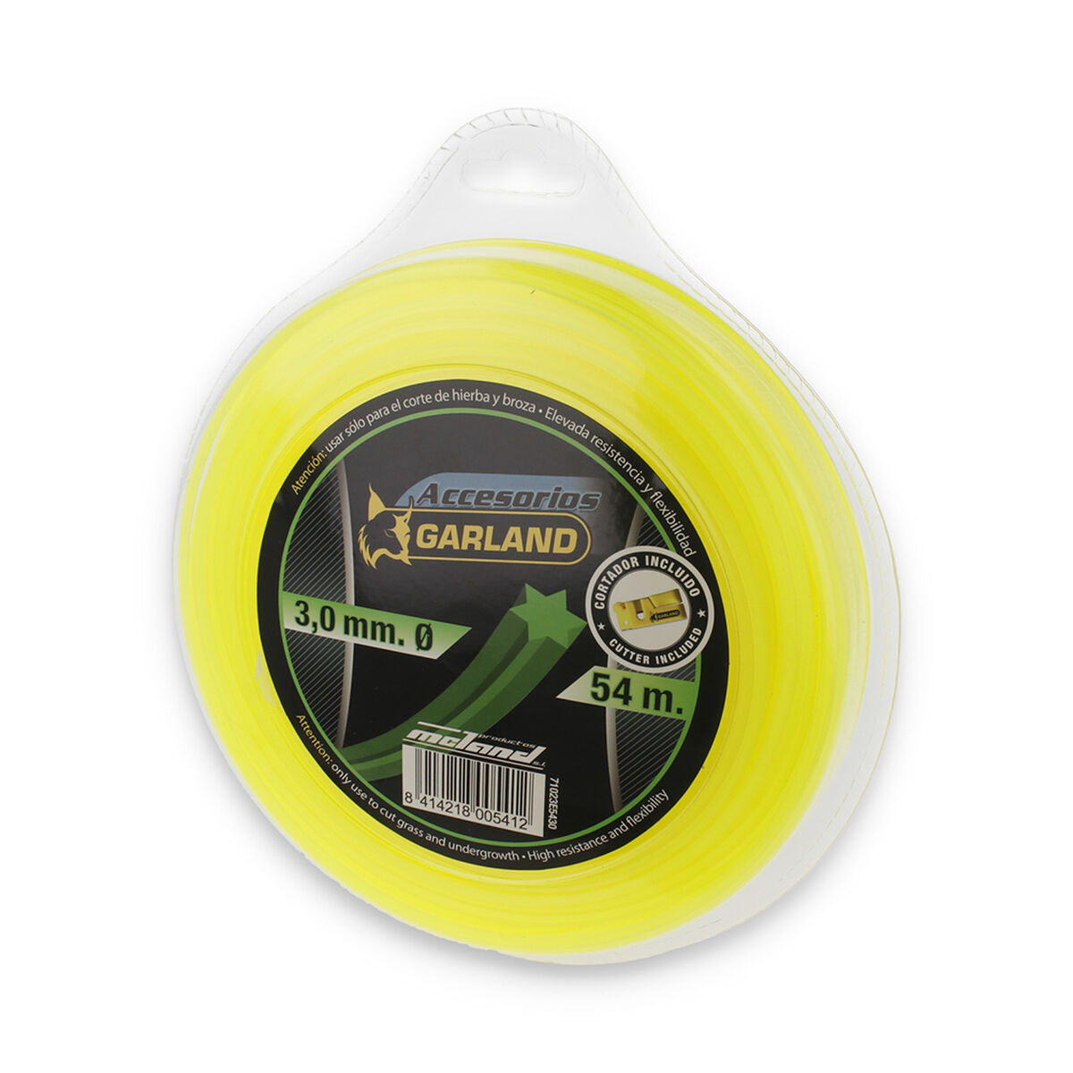Hilo de recortadora Garland 54 m 3 mm