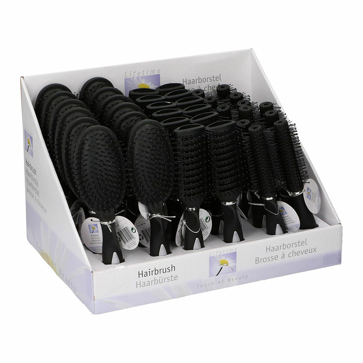 Cepillo Desenredante Lifetime Touch of beauty Negro
