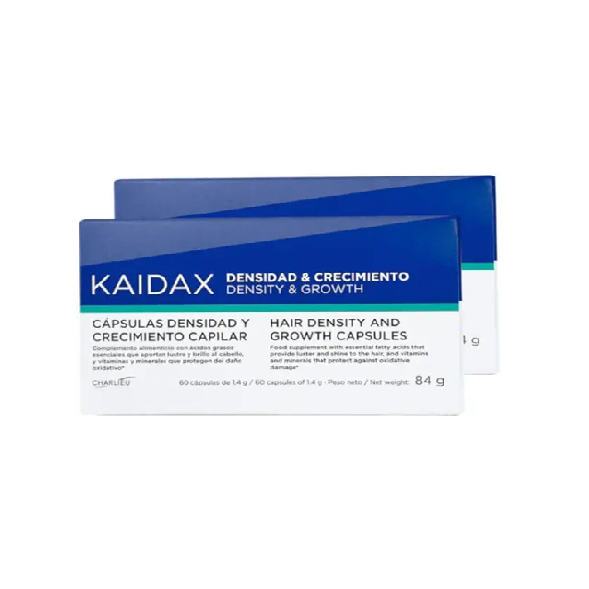 Complemento Alimenticio Anticaída para el Cabello Kaidax 60 Cápsulas 2 Unidades