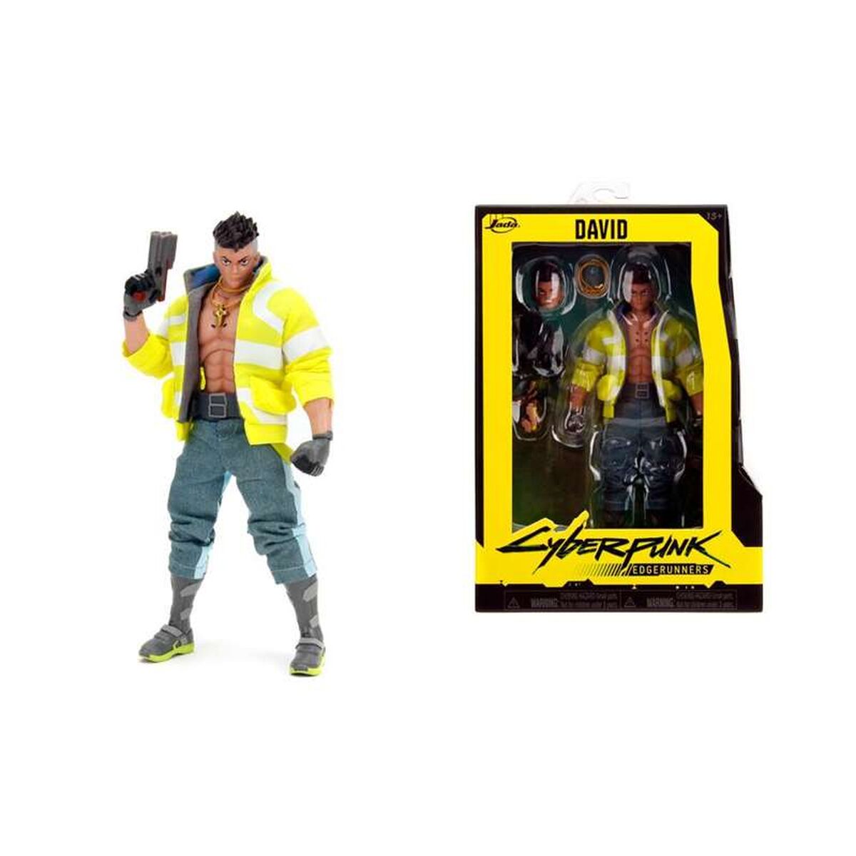Figura de Acción Jada Cyber Punk David 15 cm