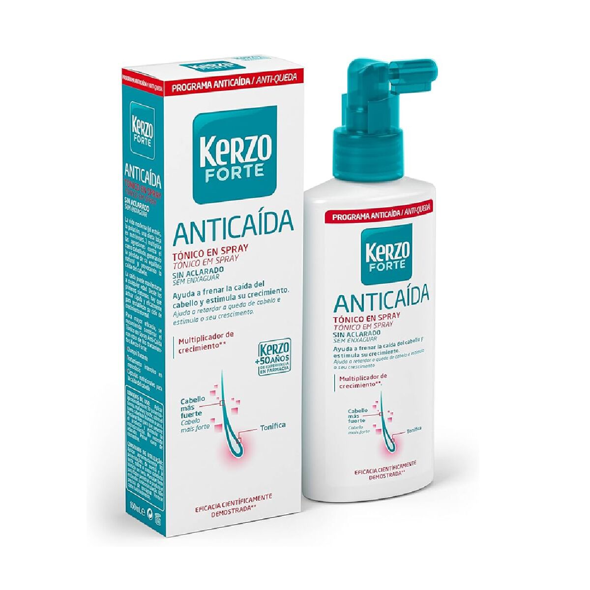 Loción Capilar Anticaída Kerzo Forte 175 ml