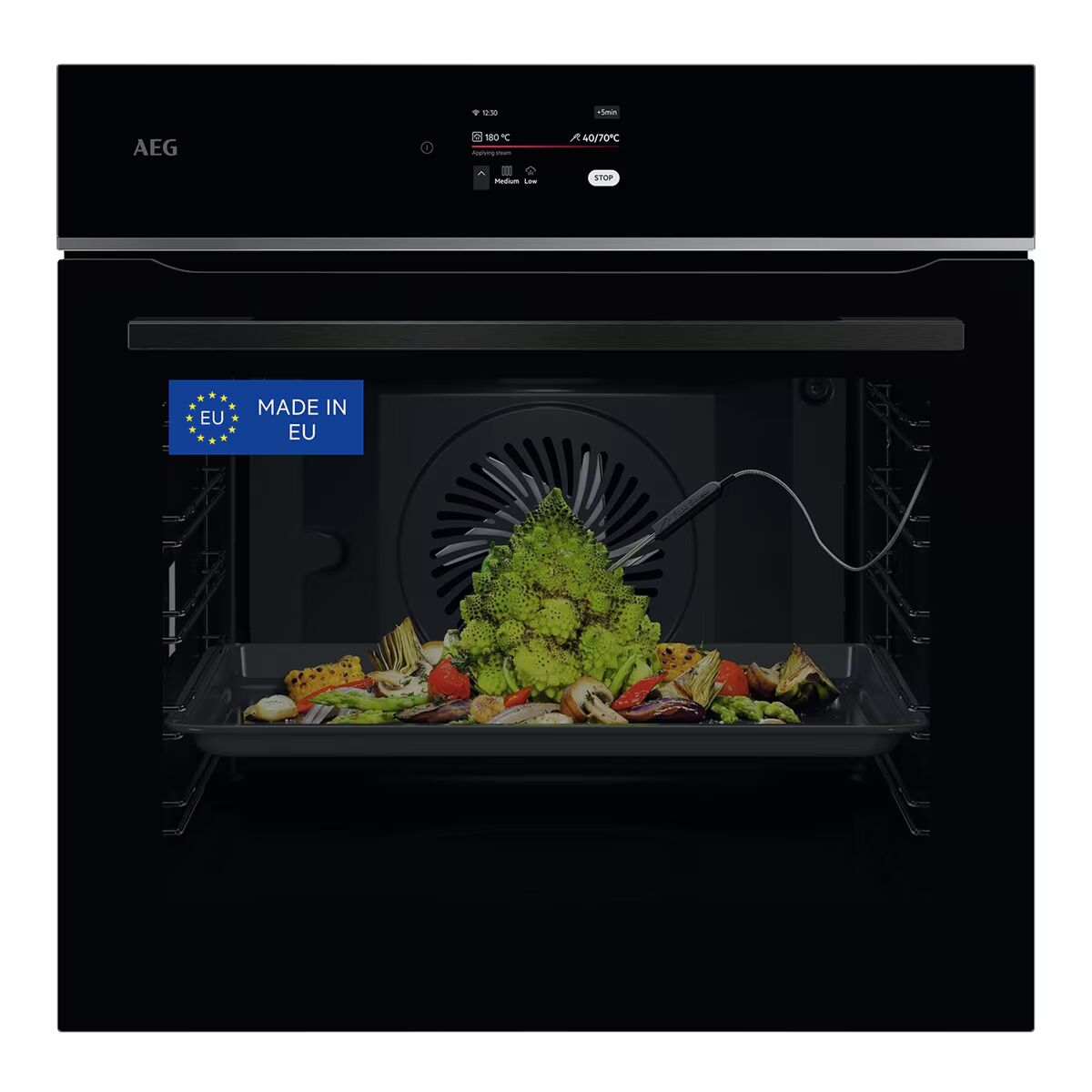 Horno Pirolítico AEG TE8PB731AB 71 L 3400 W