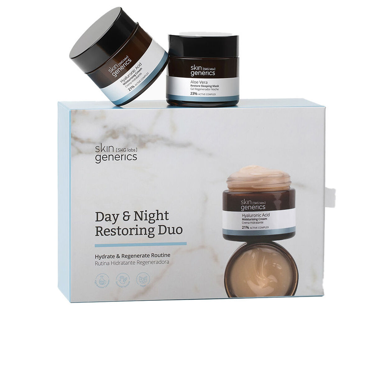 Set de Cosmética Skin Generics DAY & NIGHT RETORING DUO 2 Piezas