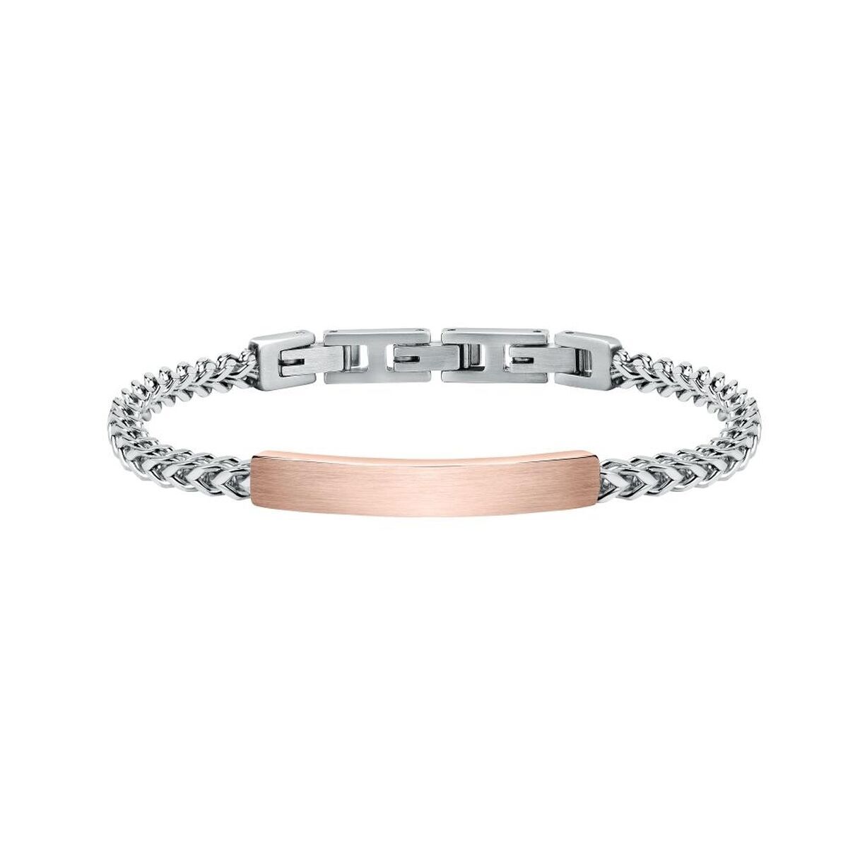 Pulsera Hombre Sector Acero 22 cm Plateado