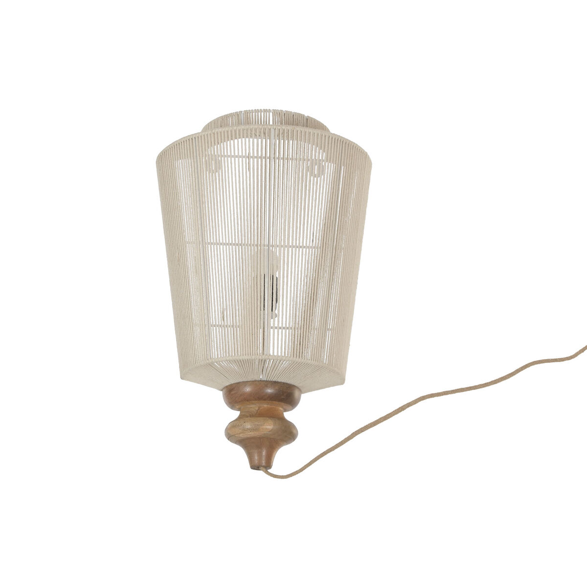 Lámpara de Pared Home ESPRIT Marrón Beige 60 W Natural Urbano 220 V 34 X 18 X 55 CM