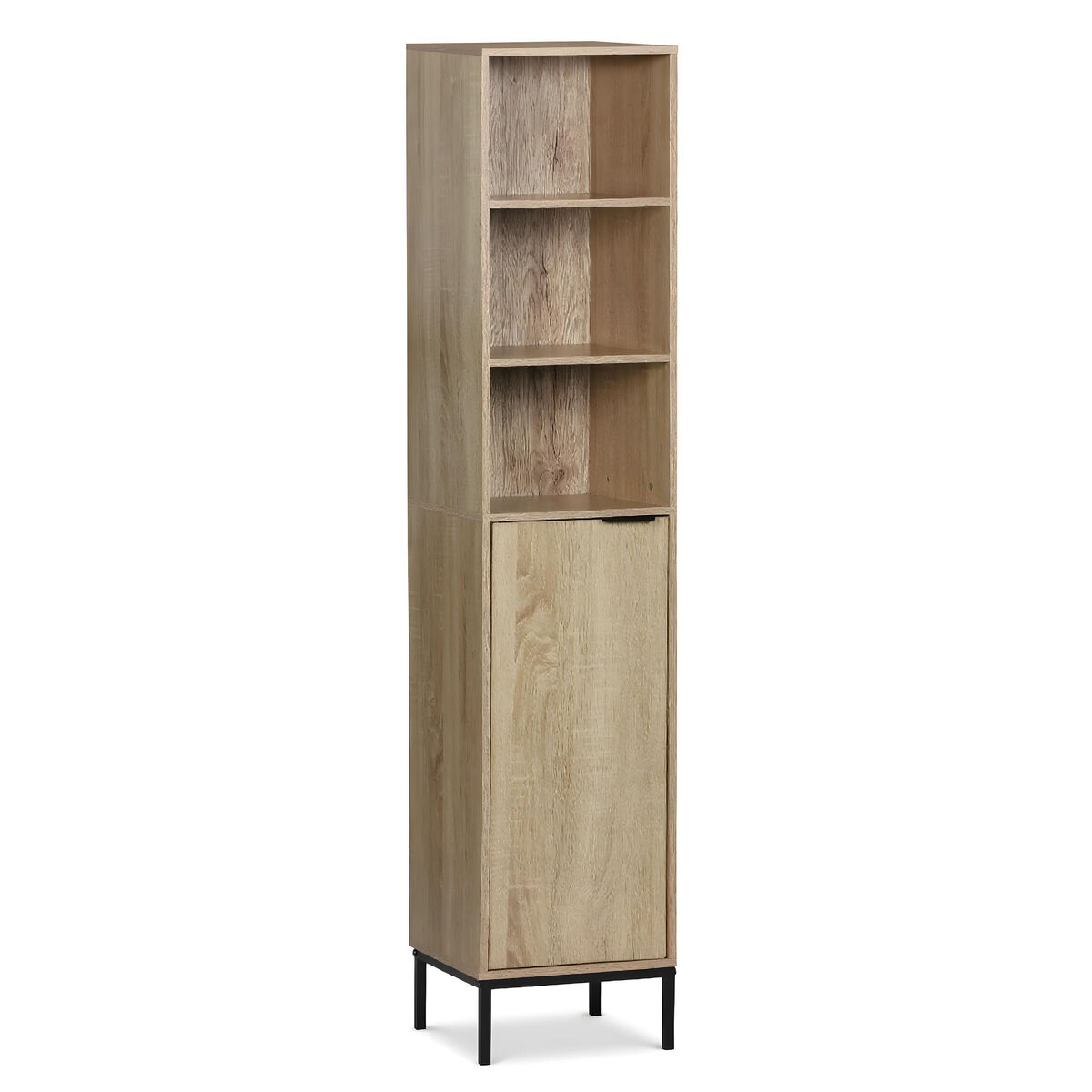 Estantería de Baño MobleKit Marrón 30 x 30 x 160 cm Madera Metal