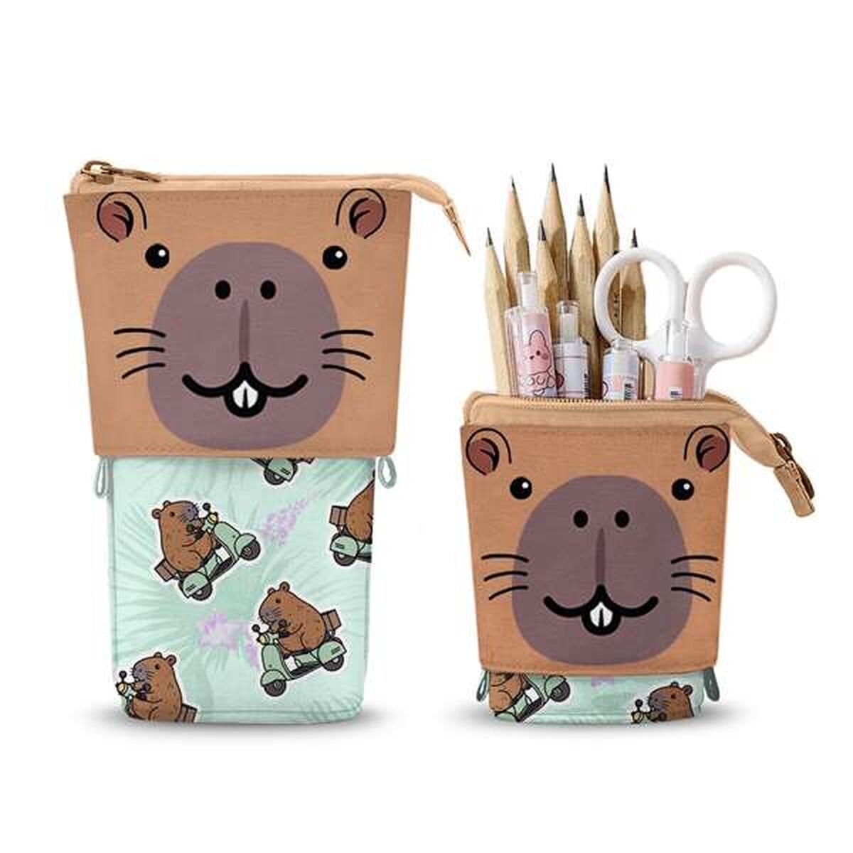 Portatodo Oh My Pop! Capibara Marrón