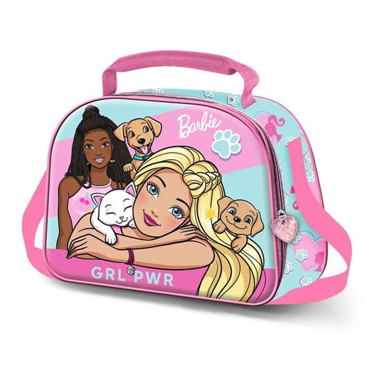 Portameriendas Barbie Rosa