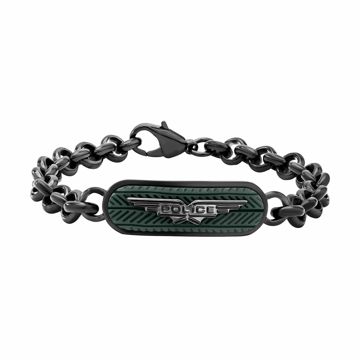 Pulsera Hombre Police Acero Inoxidable 19 cm